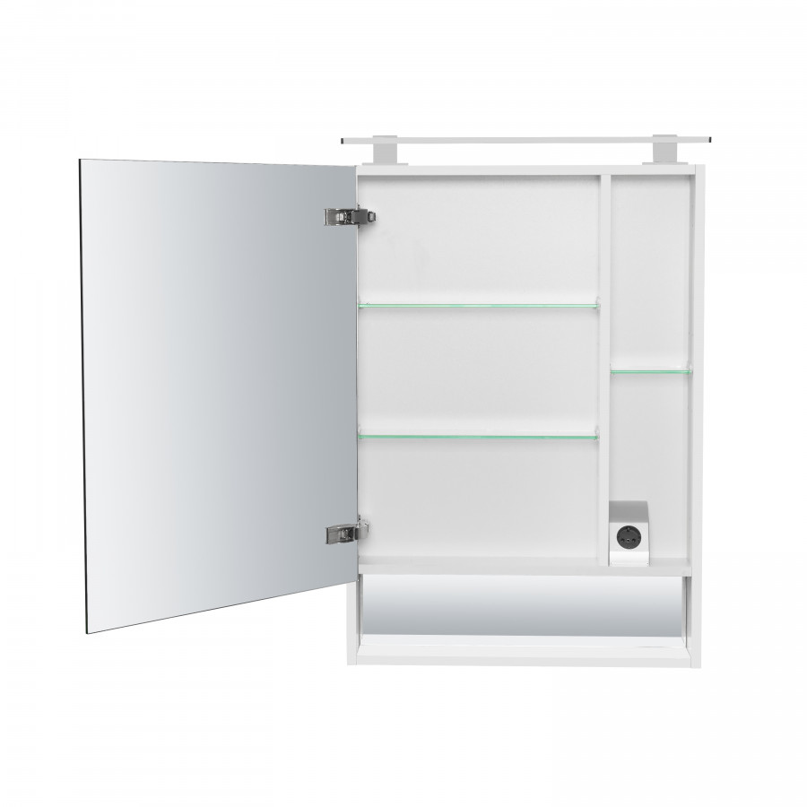 GAP Зеркальный шкаф 60, белый глянец, ROCA