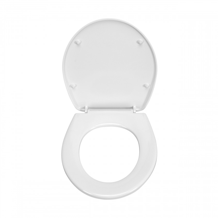 LYRA Сиденье с крышкой ANTIBAK дюропласт, хром. петли. JIKA