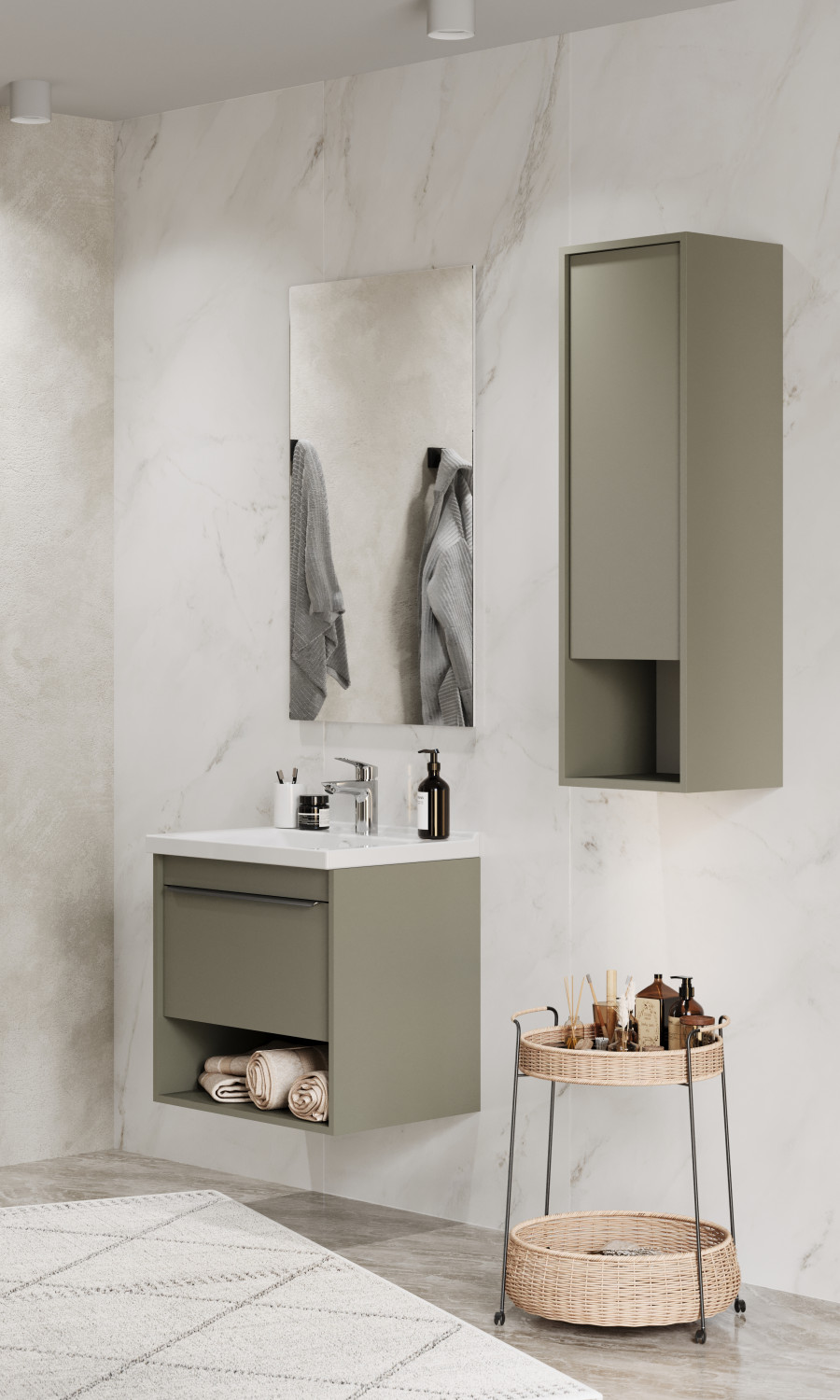 Шкаф навесной ХОУП, подвесной, хаки