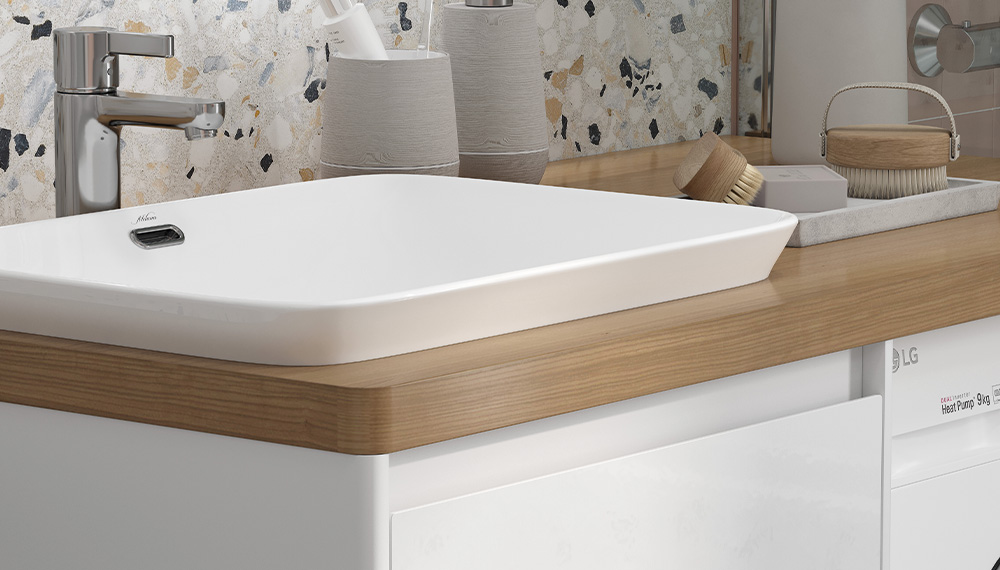 Столешница VELVEX Klaufs 1200 левая дуб французский