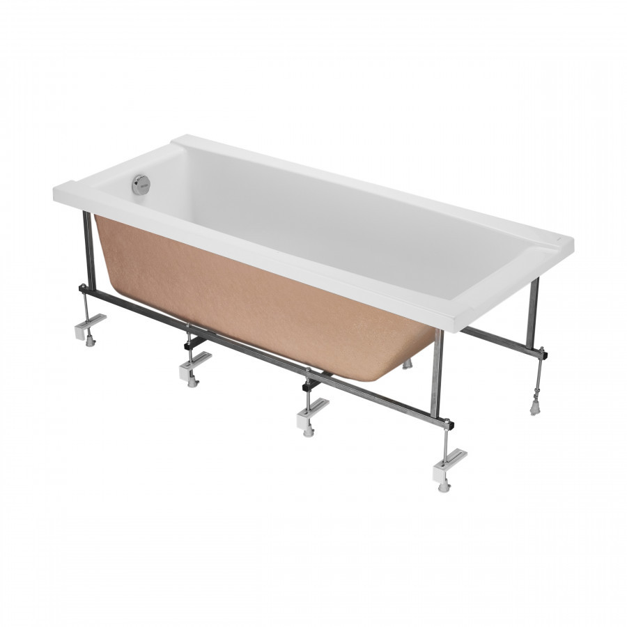 САНТОРИНИ Ванна акриловая 160х70 см., без монтажного комплекта, САНТЕК