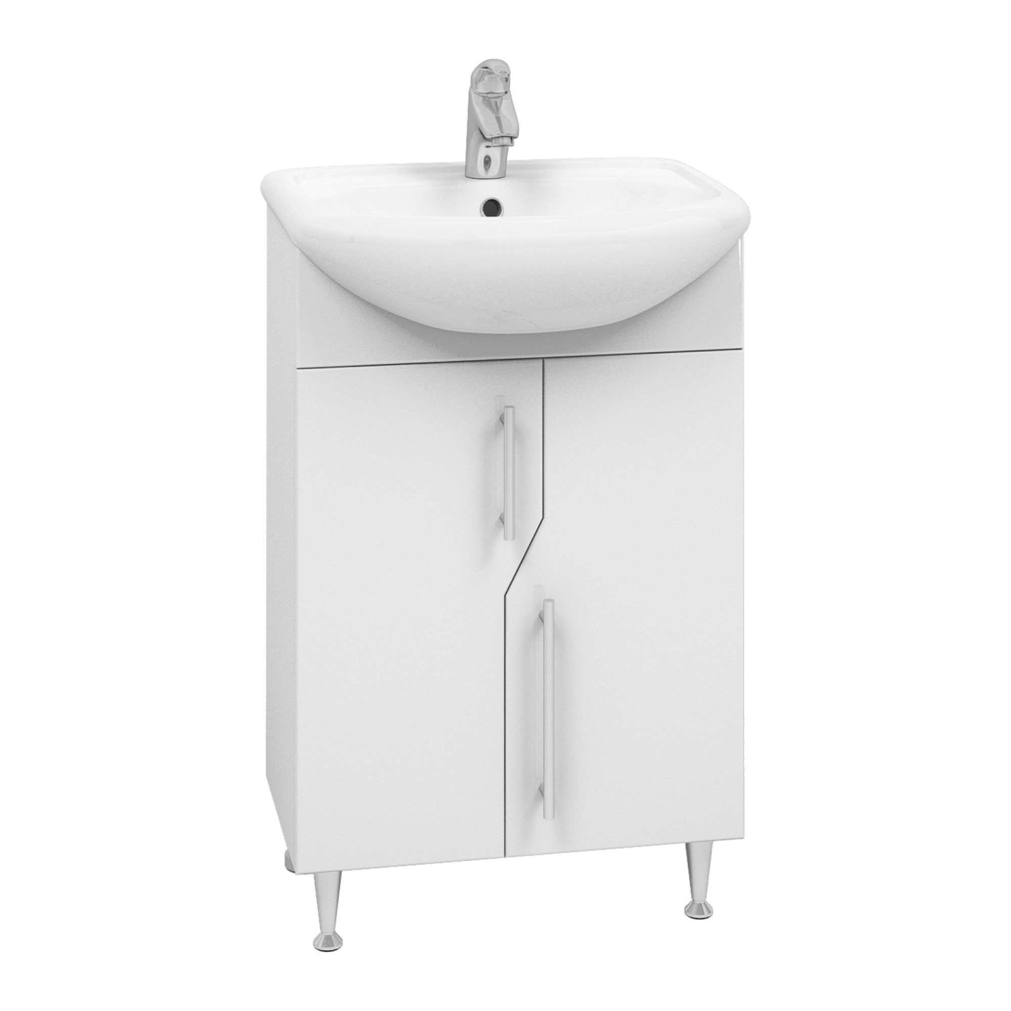 Тумба под раковину VIGO Grand 50 напольная белый (tn.GRA.UYU.50.2D)
