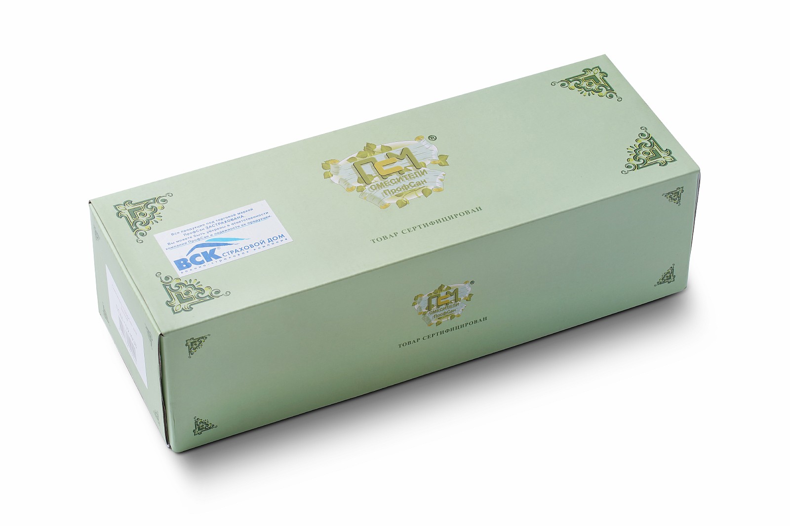 Смеситель для ванны с душем ПРОФСАН ПСМ-184-38 КВАДРО тип См-ВУДРНШлА