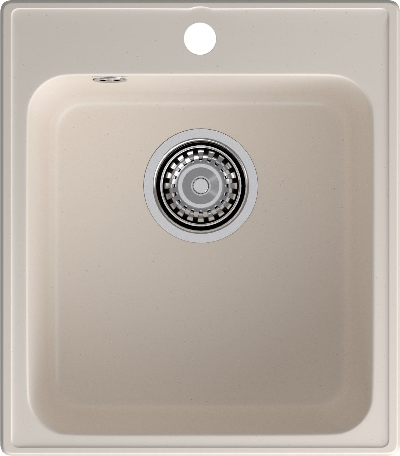 GranFest QUARZ (ECO-17) Мойка  1-чаш. 420*480 (белый)