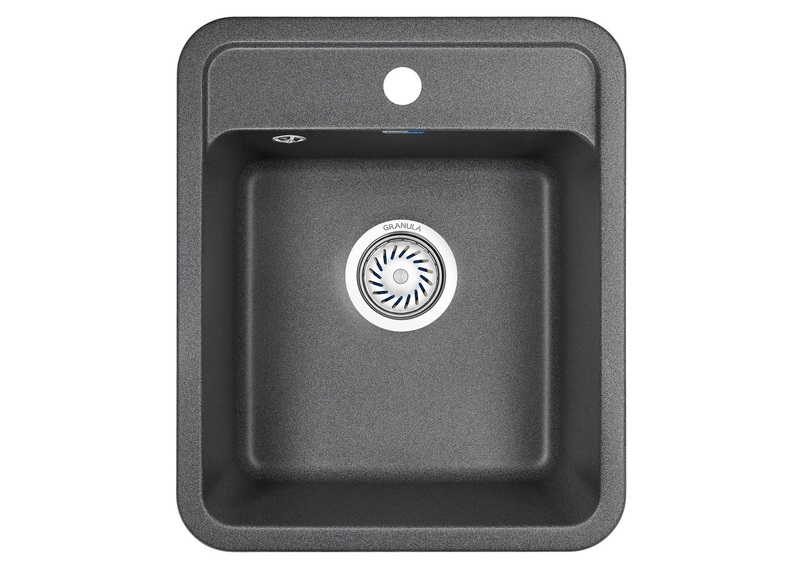 Кухонная мойка GRANULA (4202, ГРАФИТ)