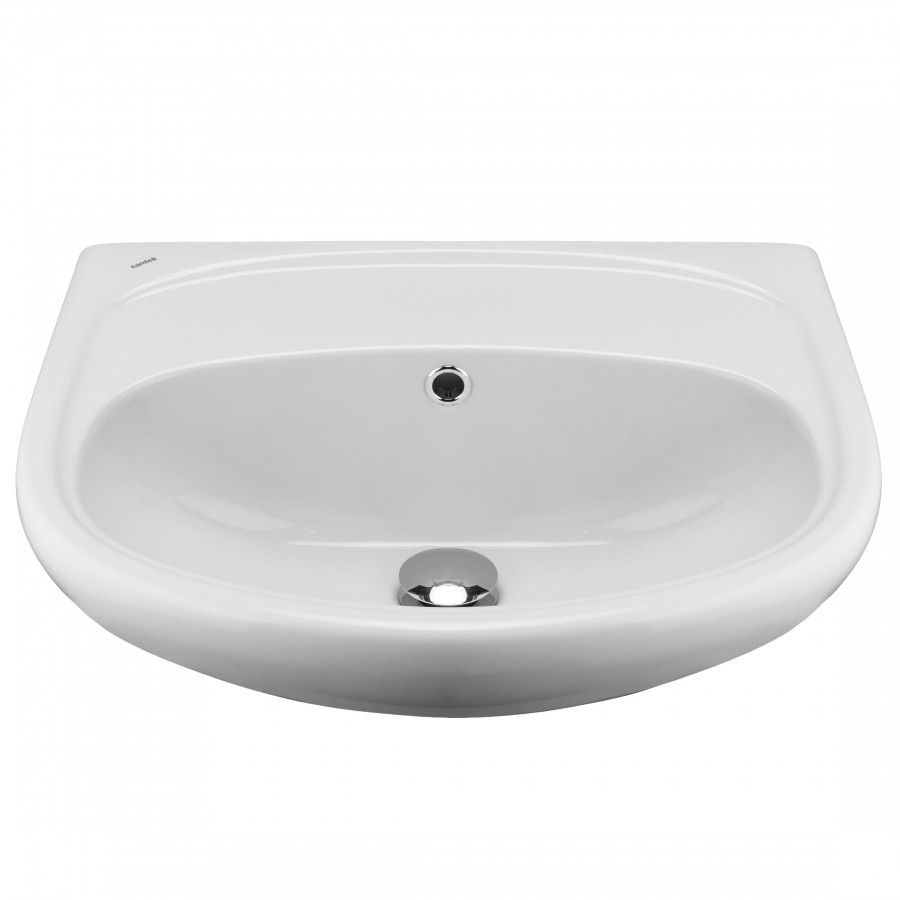 АНИМО Умывальник б/отв. 55 см.,хр.кольцо, крепление, САНТЕК