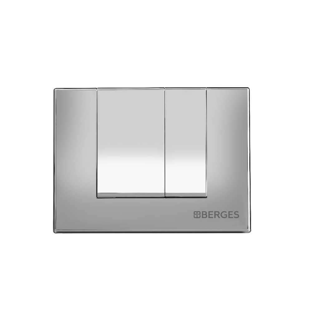 Кнопка  для инсталляции NOVUM S2, хром матовый, BERGES
