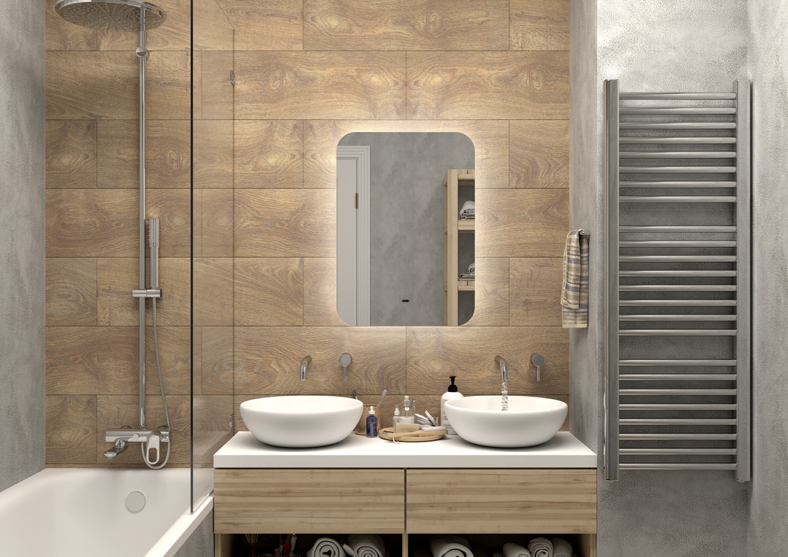 Зеркало Burzhe Led 500х700 бесконтактный сенсор