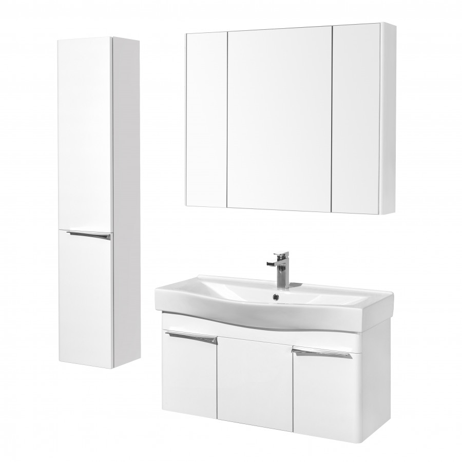 Тумба БЕВЕРЛИ 100, белая (под раковину БЕВЕРЛИ 100)