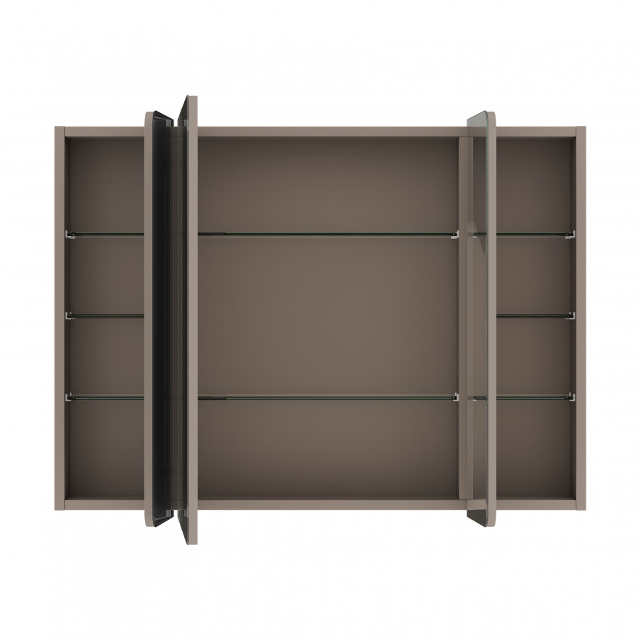 Зеркальный шкаф АР-ДЕКО 85, кашемир