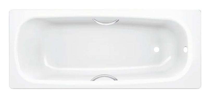 Ванна стальная BLB UNIVERSAL HG B75H с шумоизоляцией и отверстиями для ручек 1700х750 мм, лист 3,5 мм (B75HTH001 handles)