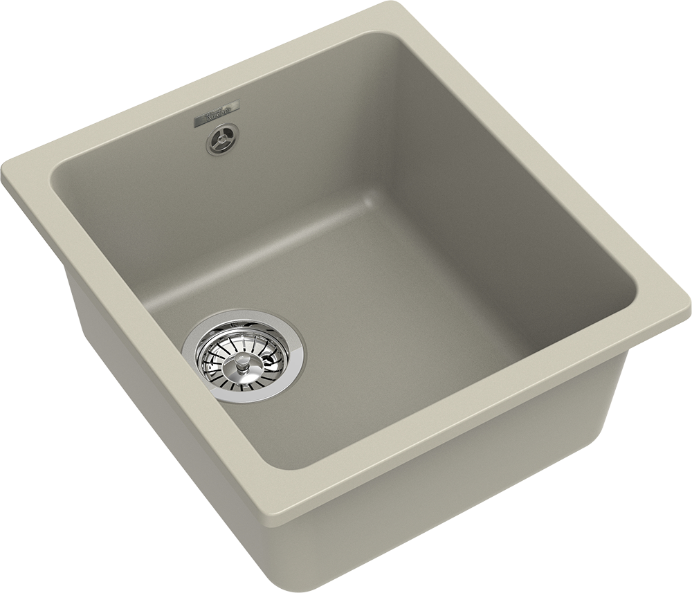 RIVELATO Мойка BERKANA 35 подст.монтаж 1-чаш 415*455 topazio арт.