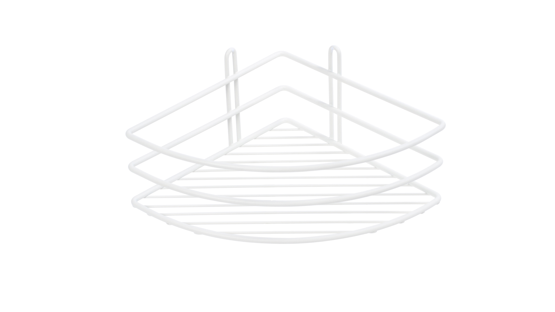 Полка угловая одноэтажная белая Fixsen FX-710W-1