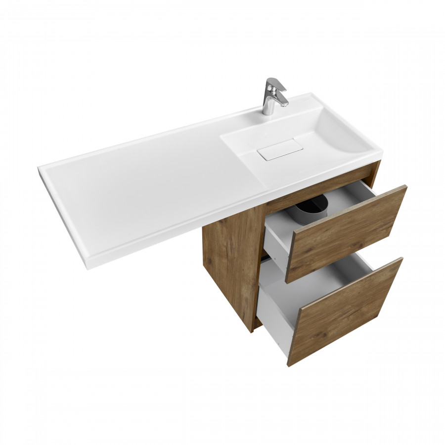 Тумба без фасада ЛОНДРИ 60 (под раковину ЛОНДРИ 120), под с/маш., дуб рустикальный