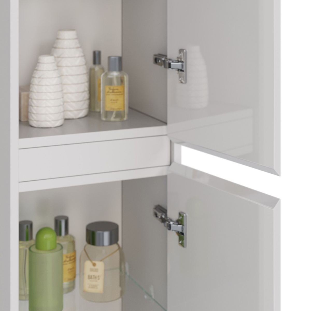 Пенал Lemark COMBI 35 см подвесной/напольный, 2-х дверный, открывание лев/прав, цвет корпуса, фасада