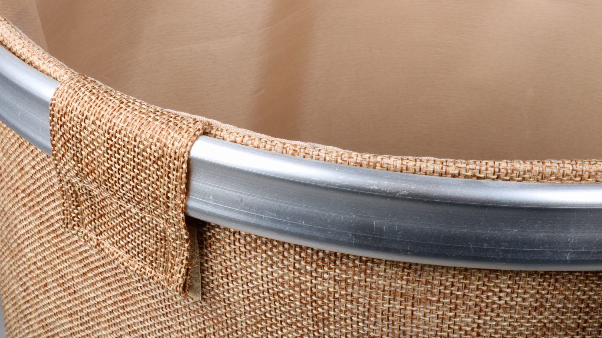 Корзина для белья складная FX-1031B, бежевая, 80 литров