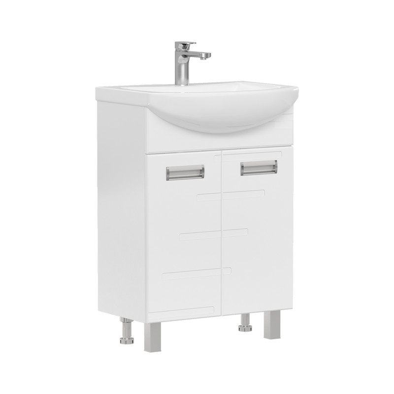 Тумба Joli 70, напольная, 2 дв., белая (под раковину Балтика 70), VOLNA