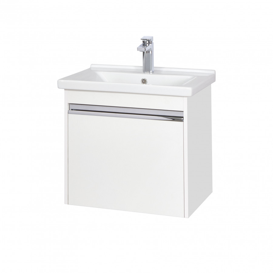 Тумба КАПРИ 60, подвесная, белая (под раковину МИРАНДА 60)