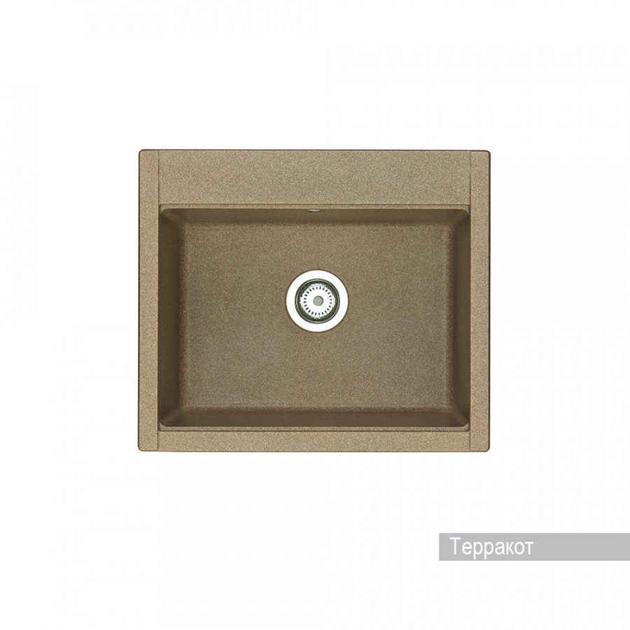 Мойка для кухни  Делия 60 602х517х218 мм, терракот