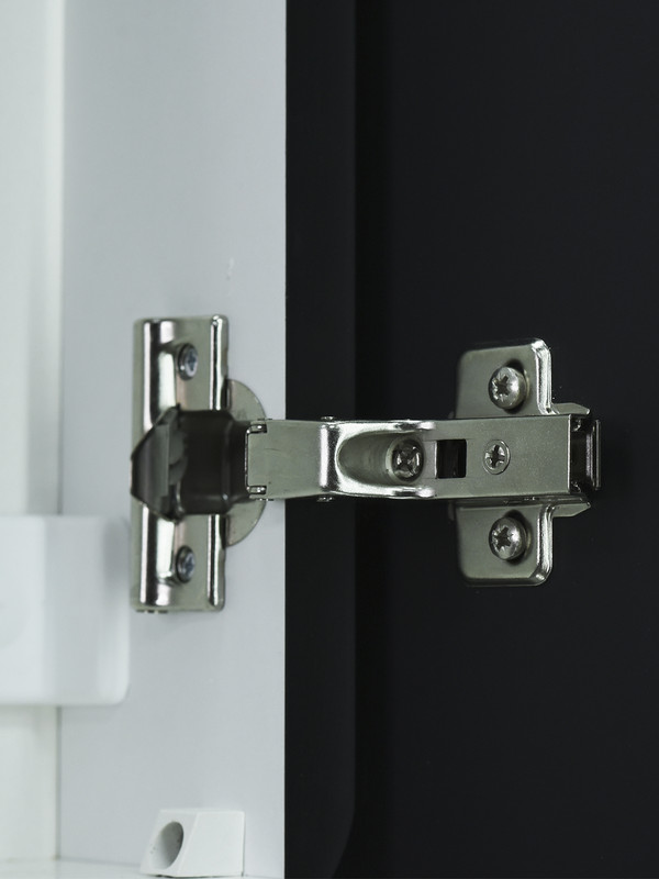 Зеркало-шкаф Elmage black LED 450х800