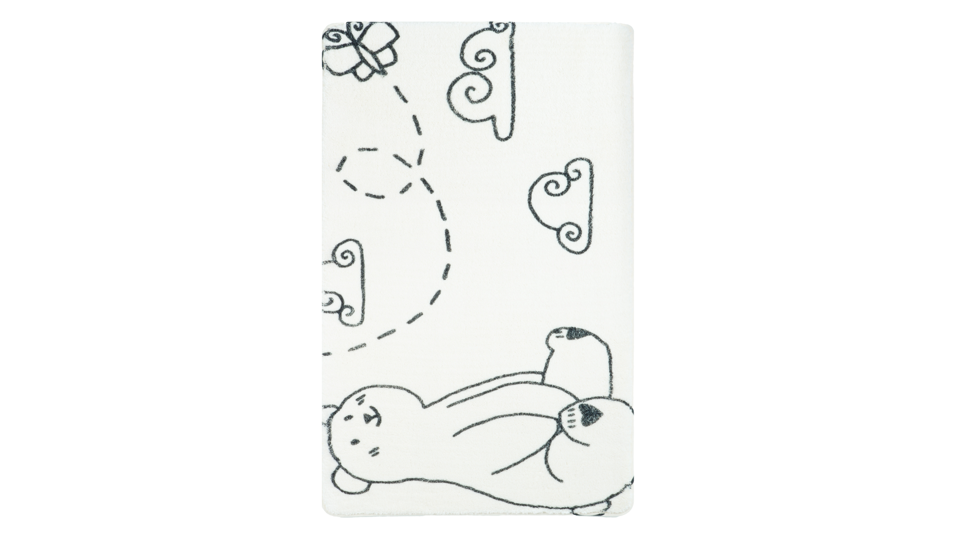 Коврик для ванной Fixsen Teddy Air 1-ый FX-6001T, белый, 50х80см