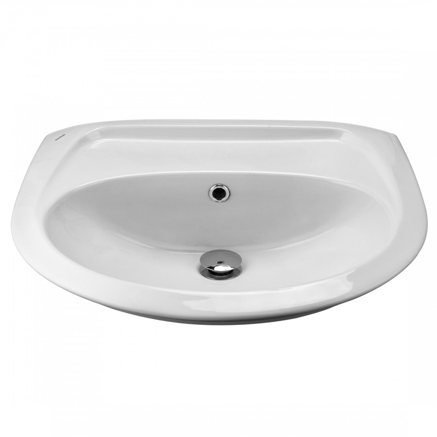 БРИЗ Умывальник б/отв. 60 см., хр.кольцо, крепление, САНТЕК