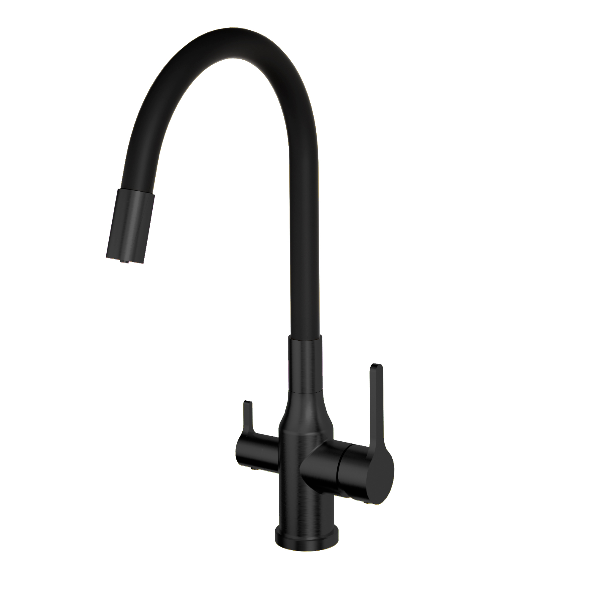 Смеситель для кухни TOKITO AISAI черный (TOK-AIS-1024BL)