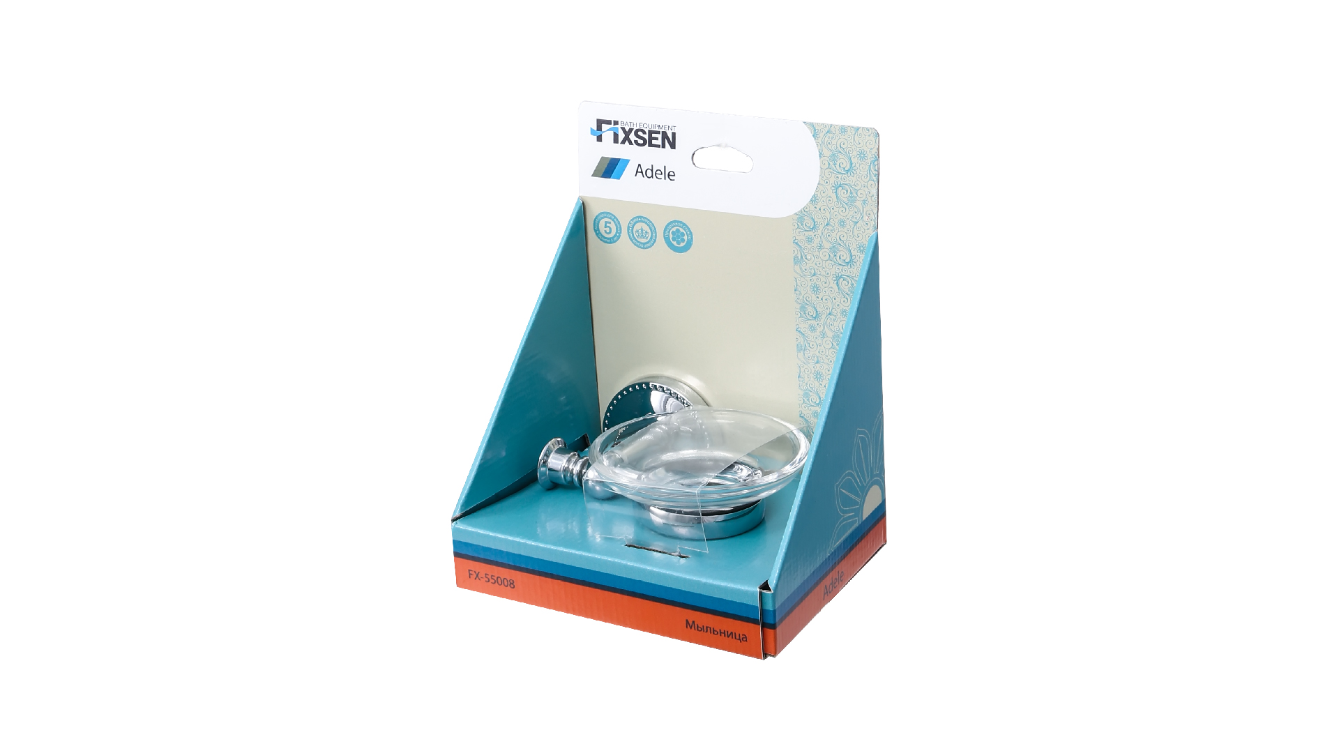 Мыльница стекло FIXSEN Adele (FX-55008)
