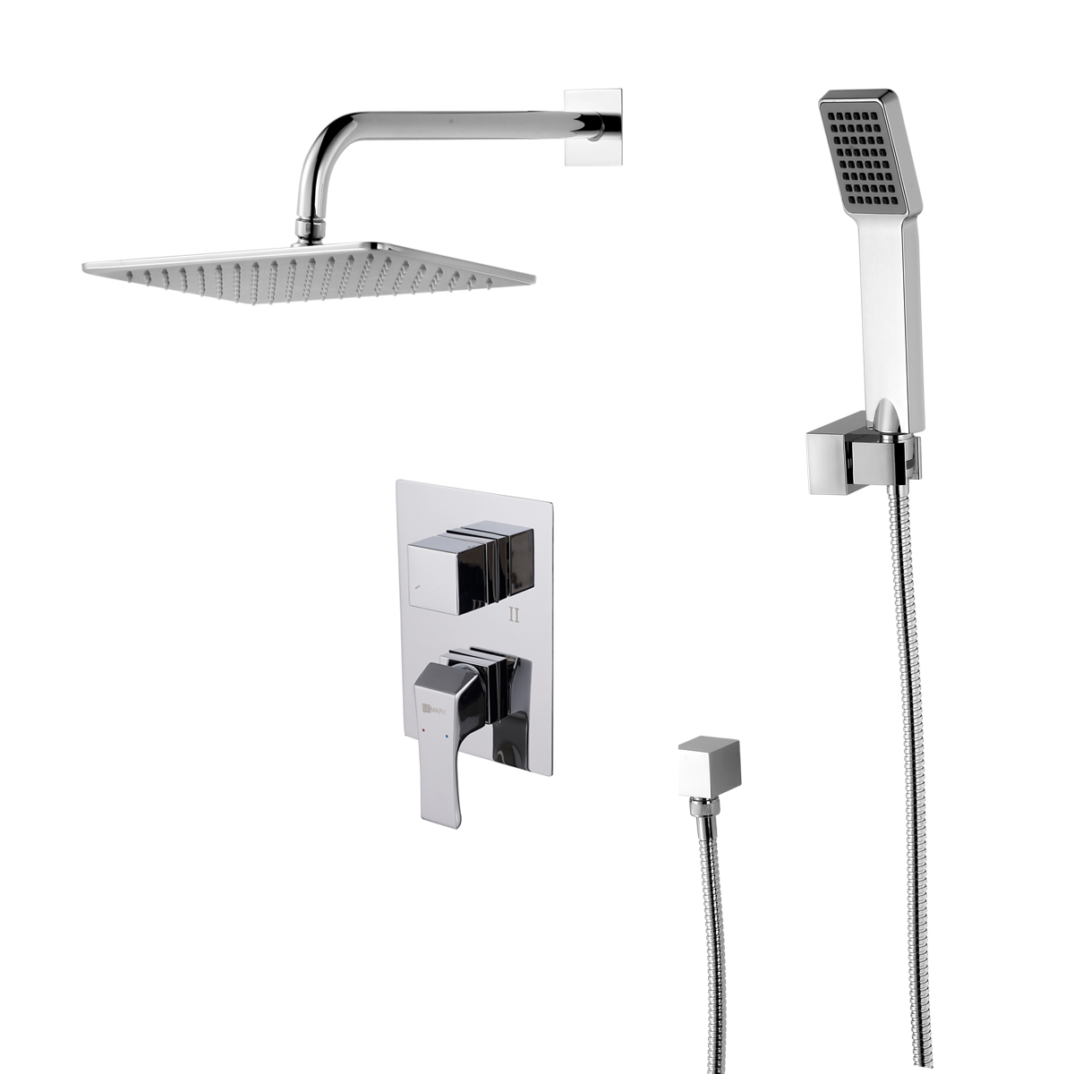 Unit Смеситель для душа, без излива встраиваемый верх.лейка 1функ.лейка, р/ОД, хром, LM, LM4529C