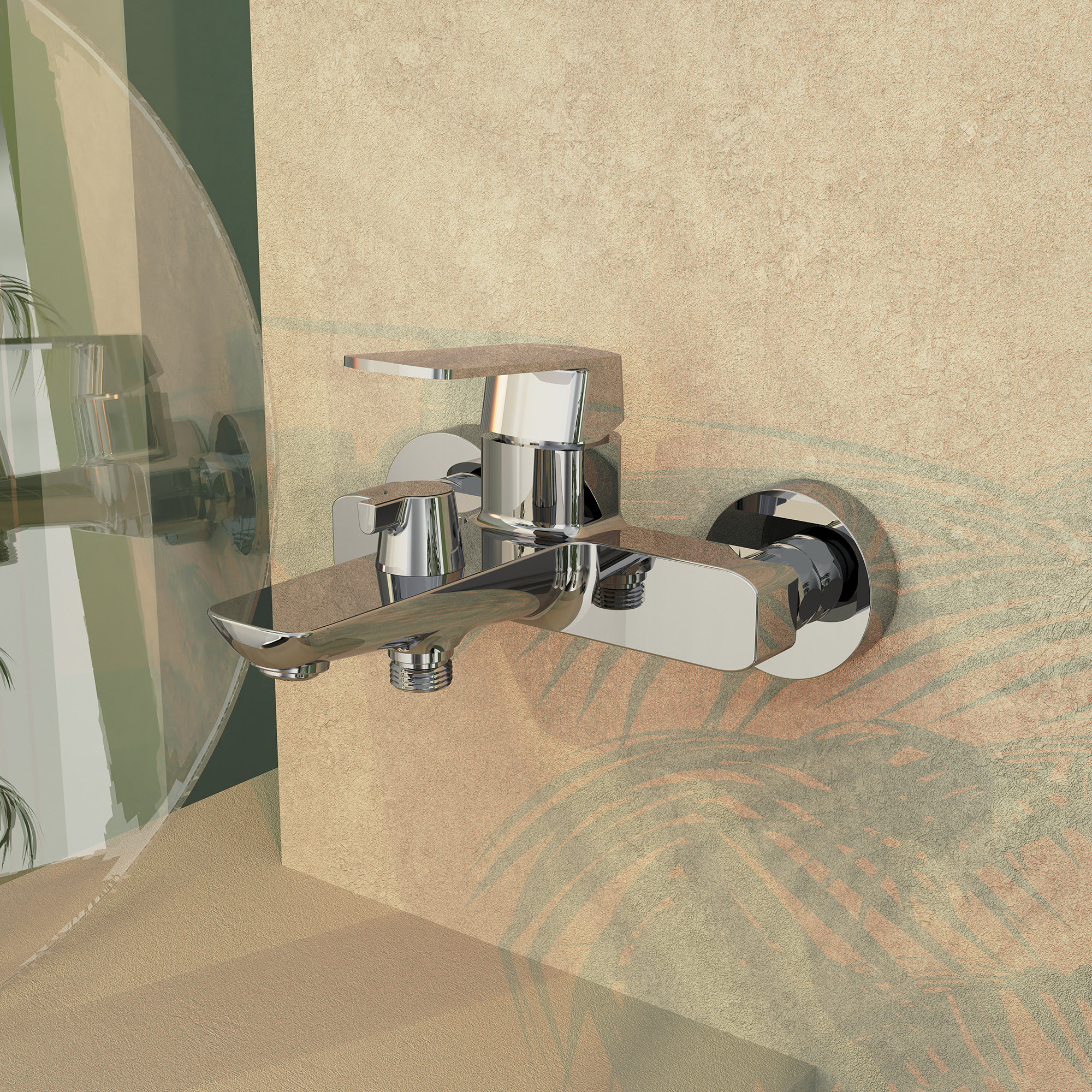 Смеситель для ванны TOKITO NAGOYA хром (TOK-NAG-1014)