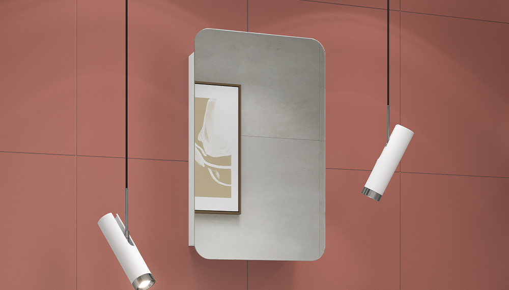 Шкаф навесной VELVEX Bio 400 с зеркалом