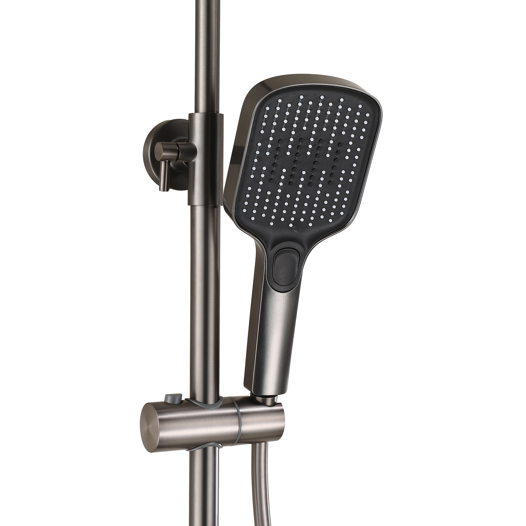 Душевая система TOKITO RAIN вороненая сталь (TOK-RAI-1022GM)