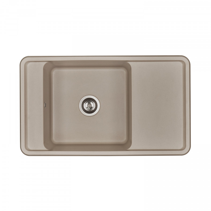 Мойка для кухни  Беллис 87 870x510x250 мм, прямоуг., серый шелк
