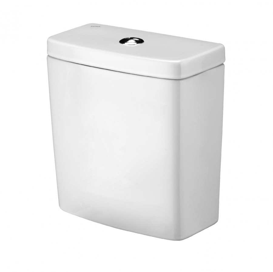 ЛИГА Бачок для унитаза без арматуры, с крышкой, нижн. подвод. САНТЕК