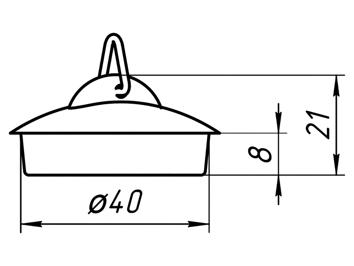 Пробка для раковины АНИ Пласт M400U 1 1/4 дюйма