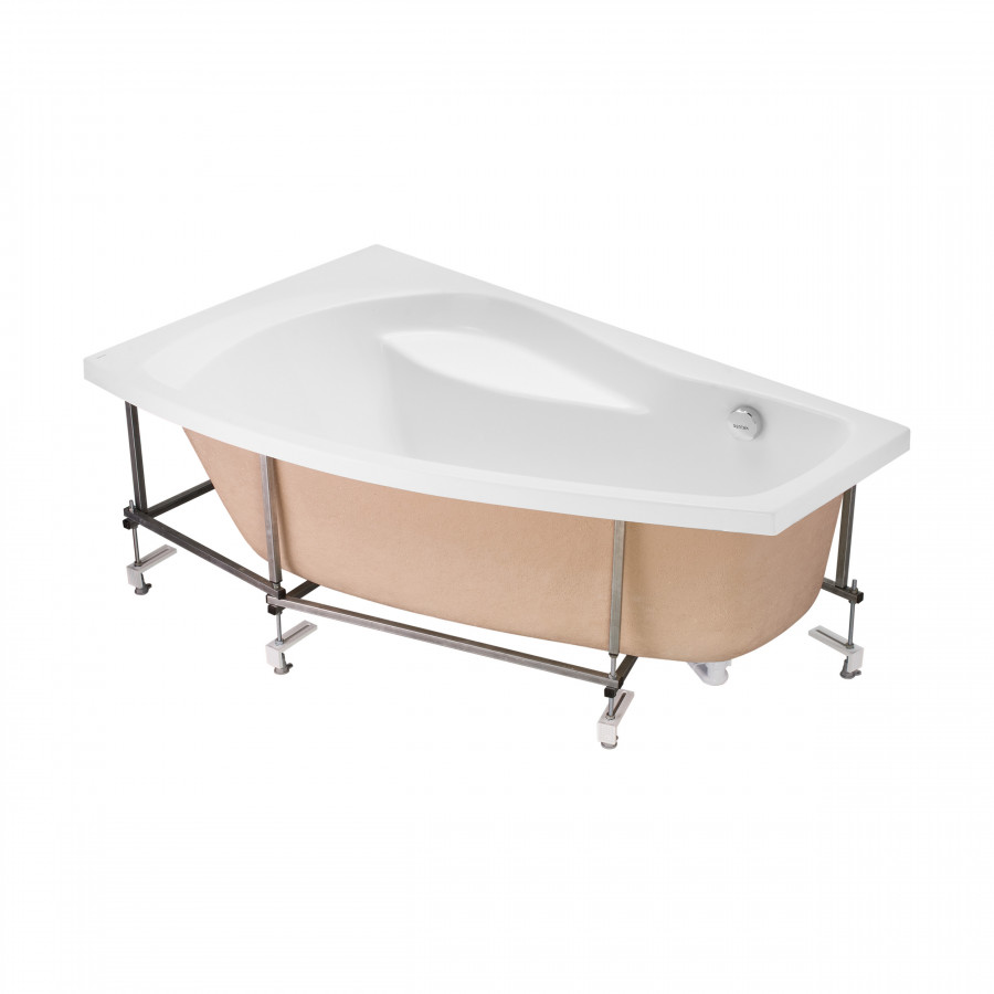 МАЙОРКА XL Ванна акриловая 160х95 см., левая, без монтажного комплекта, САНТЕК