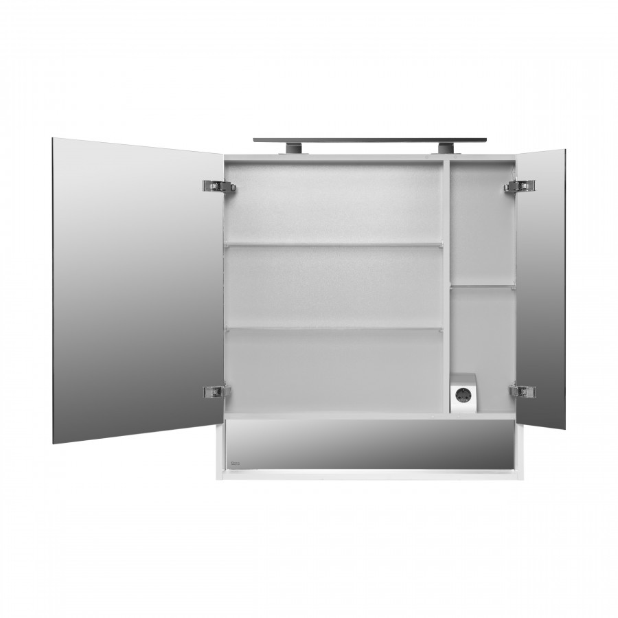 GAP Зеркальный шкаф 80, белый матовый, ROCA