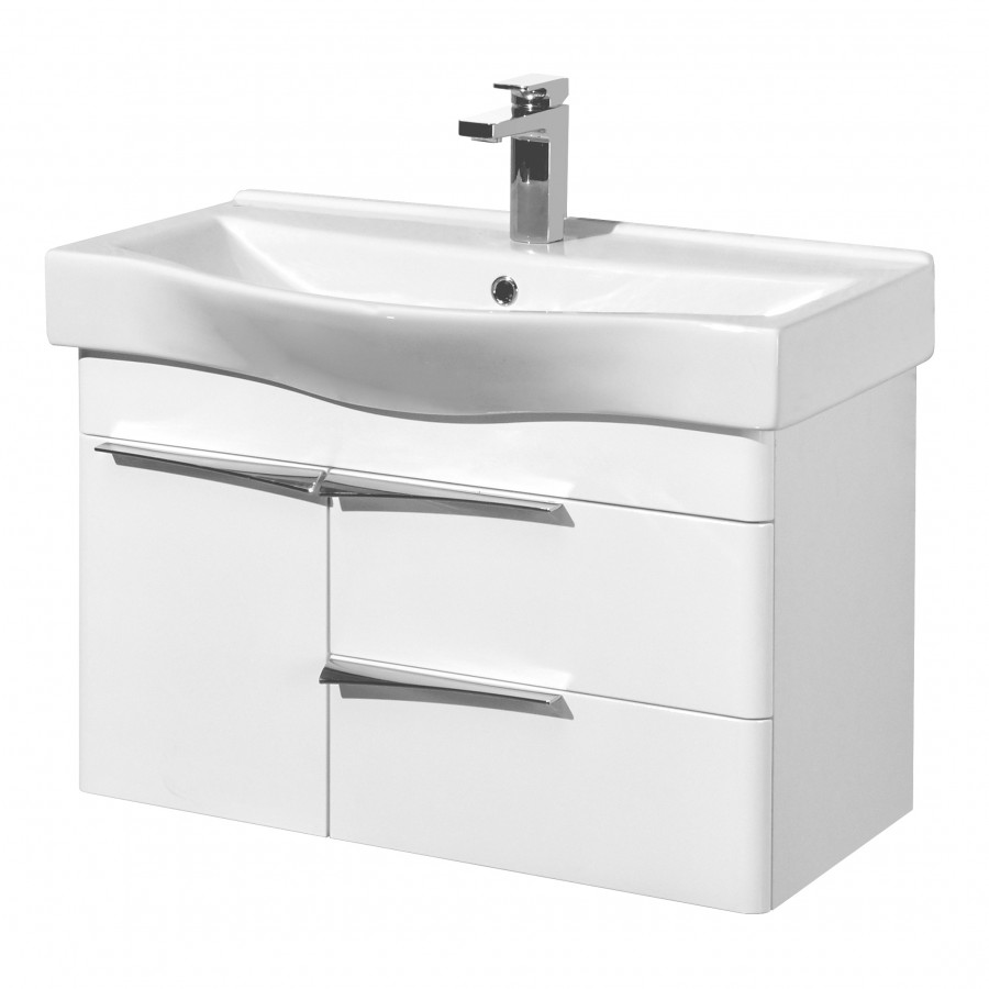 Тумба БЕВЕРЛИ 80, белая (под раковину БЕВЕРЛИ 80)