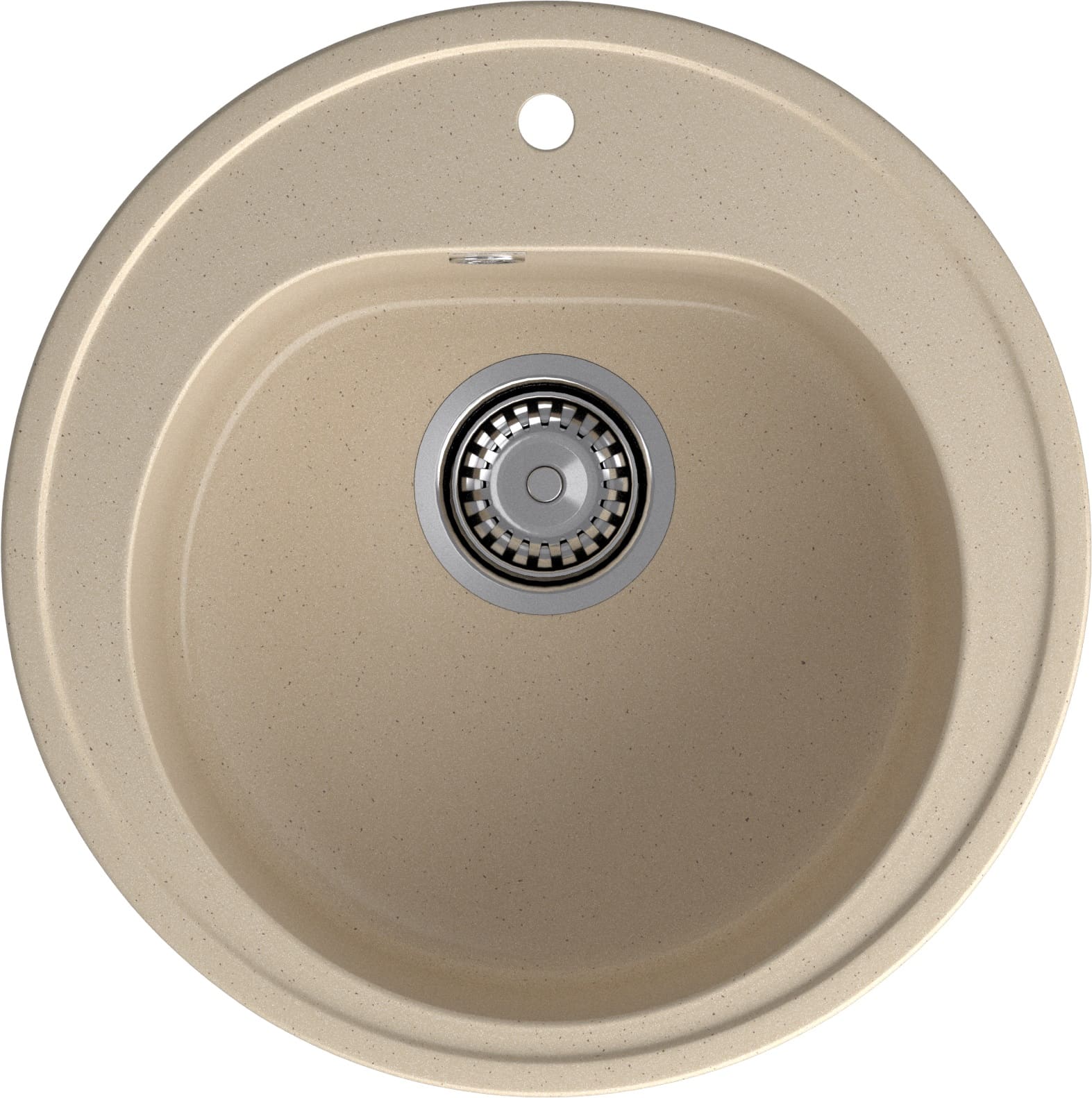 GRANFEST Мойка композит RONDO GF-R--510  D=510мм, кашемир