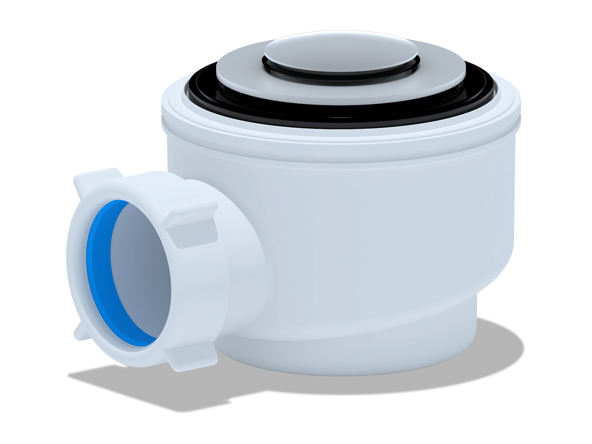 Сифон для душевого поддона АНИ Пласт E410CL 1 1/2 дюйма 50/60 хром клик-клак