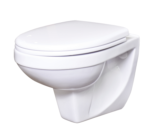 ПЭК Унитаз Рио подвесной с сиденьем, инсталляцией DI с хром панелью (2кнопки) ROSA