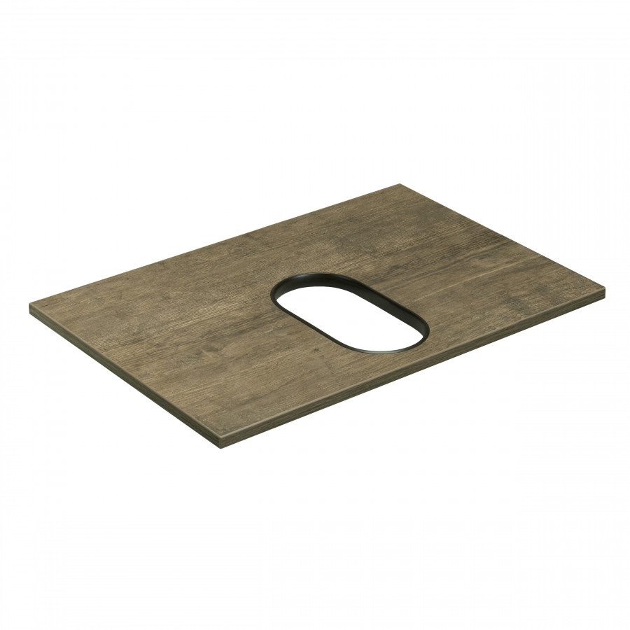 Столешница ЛОФТ ФАБРИК 65, дуб кантри  (под раковину ОДРИ, GEOMETRY 45)