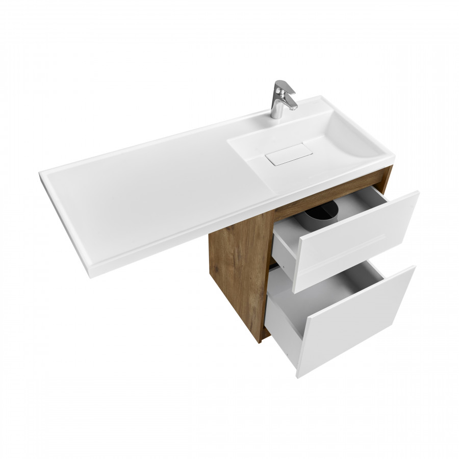 Тумба без фасада ЛОНДРИ 60 (под раковину ЛОНДРИ 120), под с/маш., дуб рустикальный