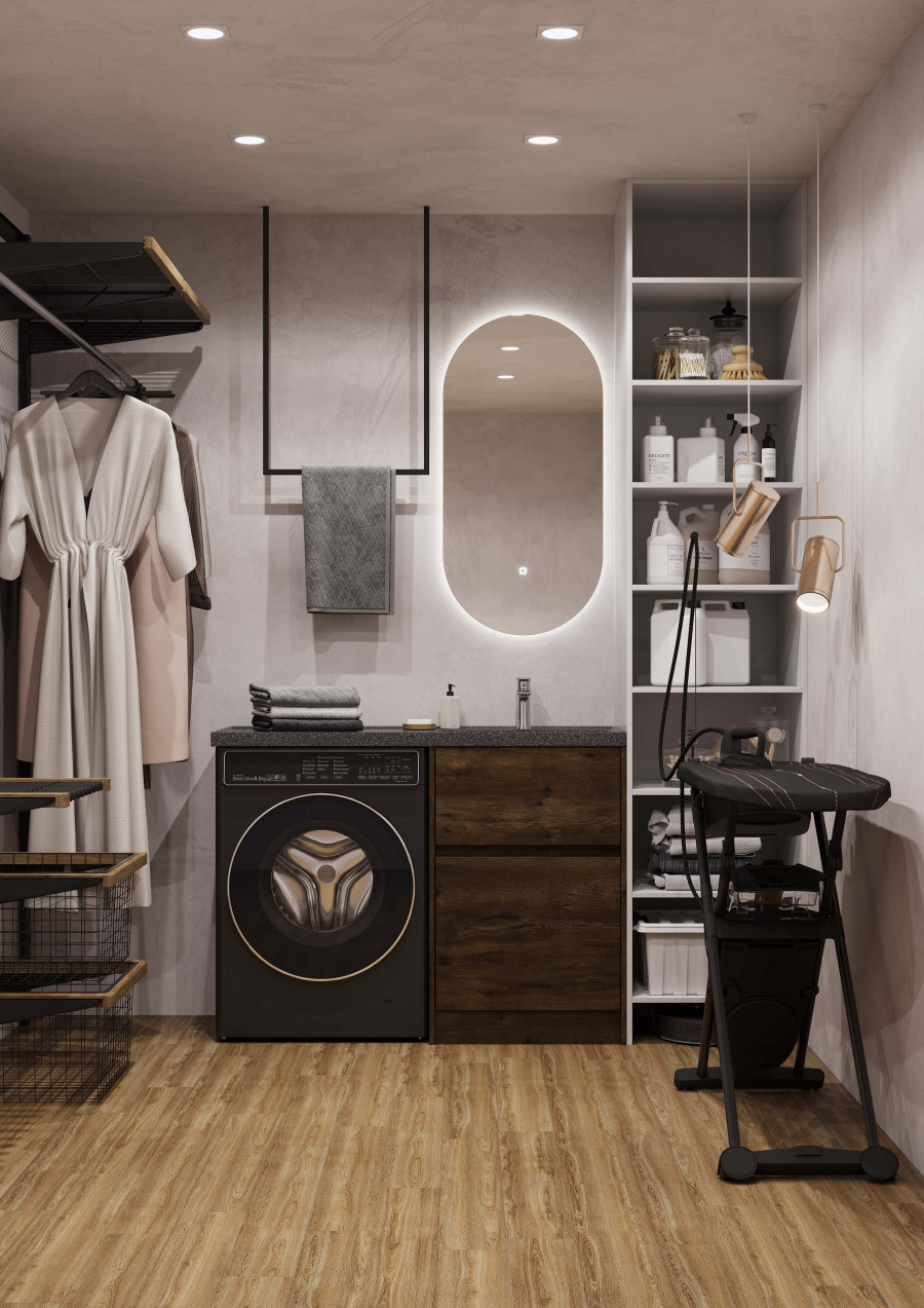 Раковина ЛОНДРИ 120, правая, графит