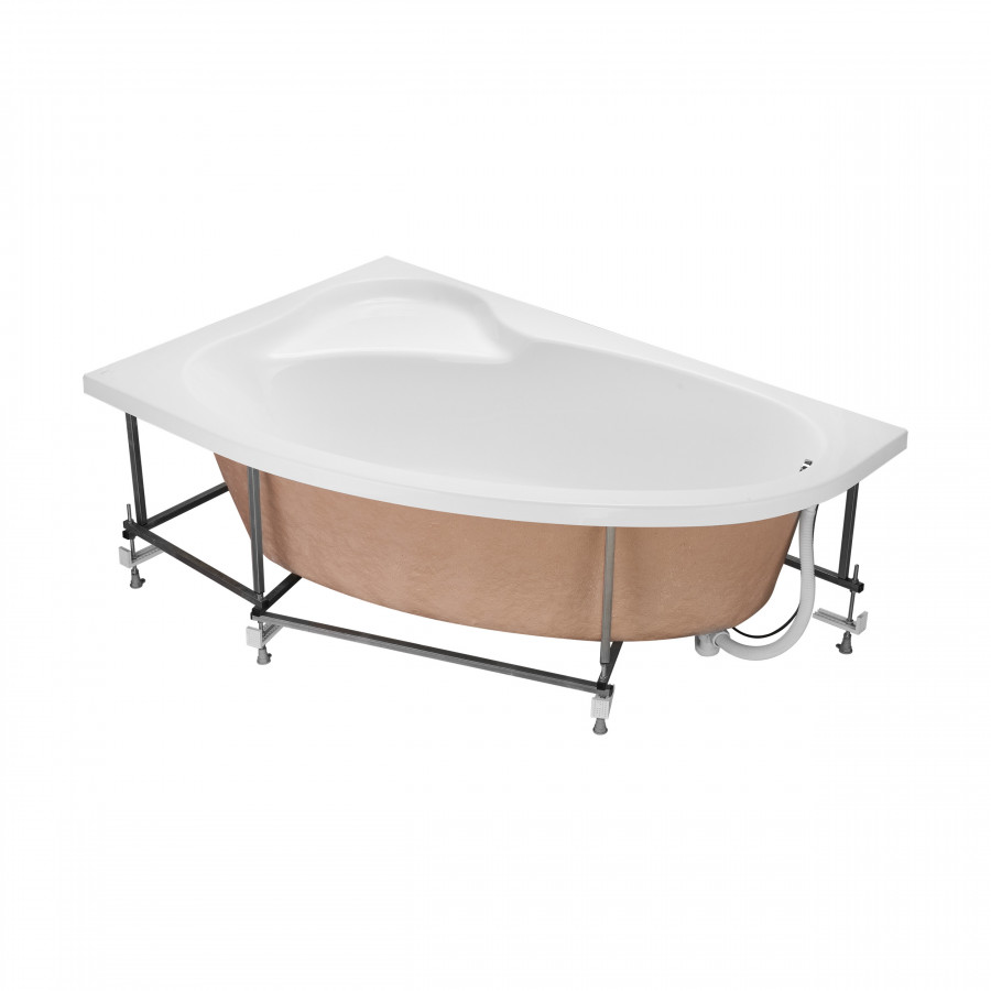 ЭДЕРА Ванна акриловая 170х110 см., левая, без монтажного комплекта, САНТЕК