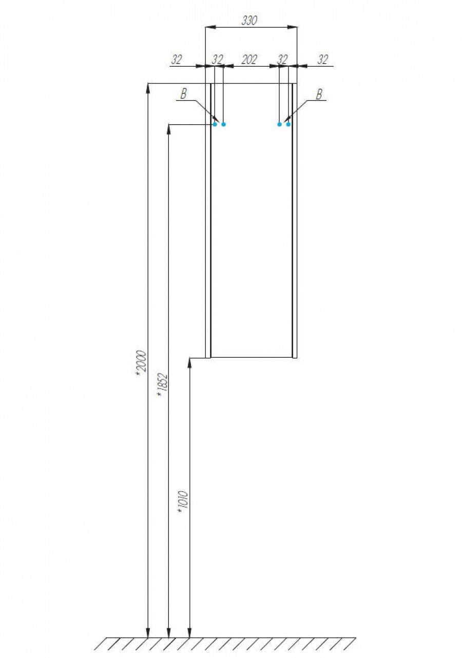 Шкаф САКУРА 35, подвесной, правый, ольха наварра, белый глянец