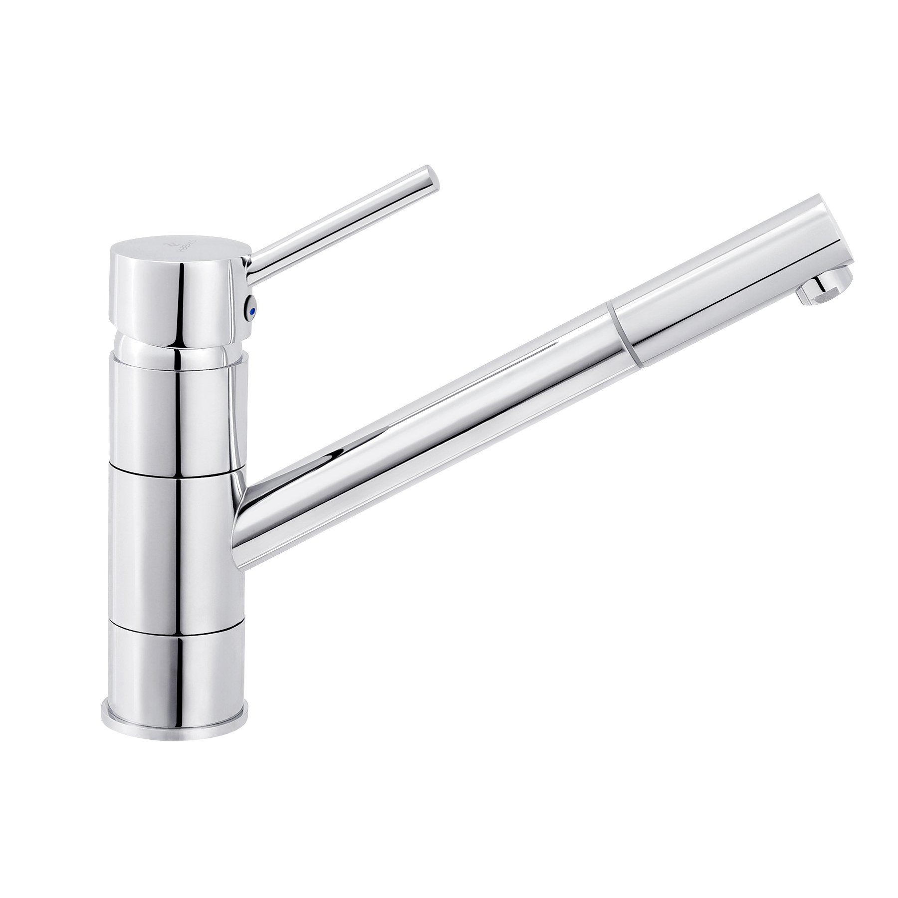 Смеситель для кухни СЛАВЕН Город СЛ-ОД-Д23 с вытяжным изливом хром