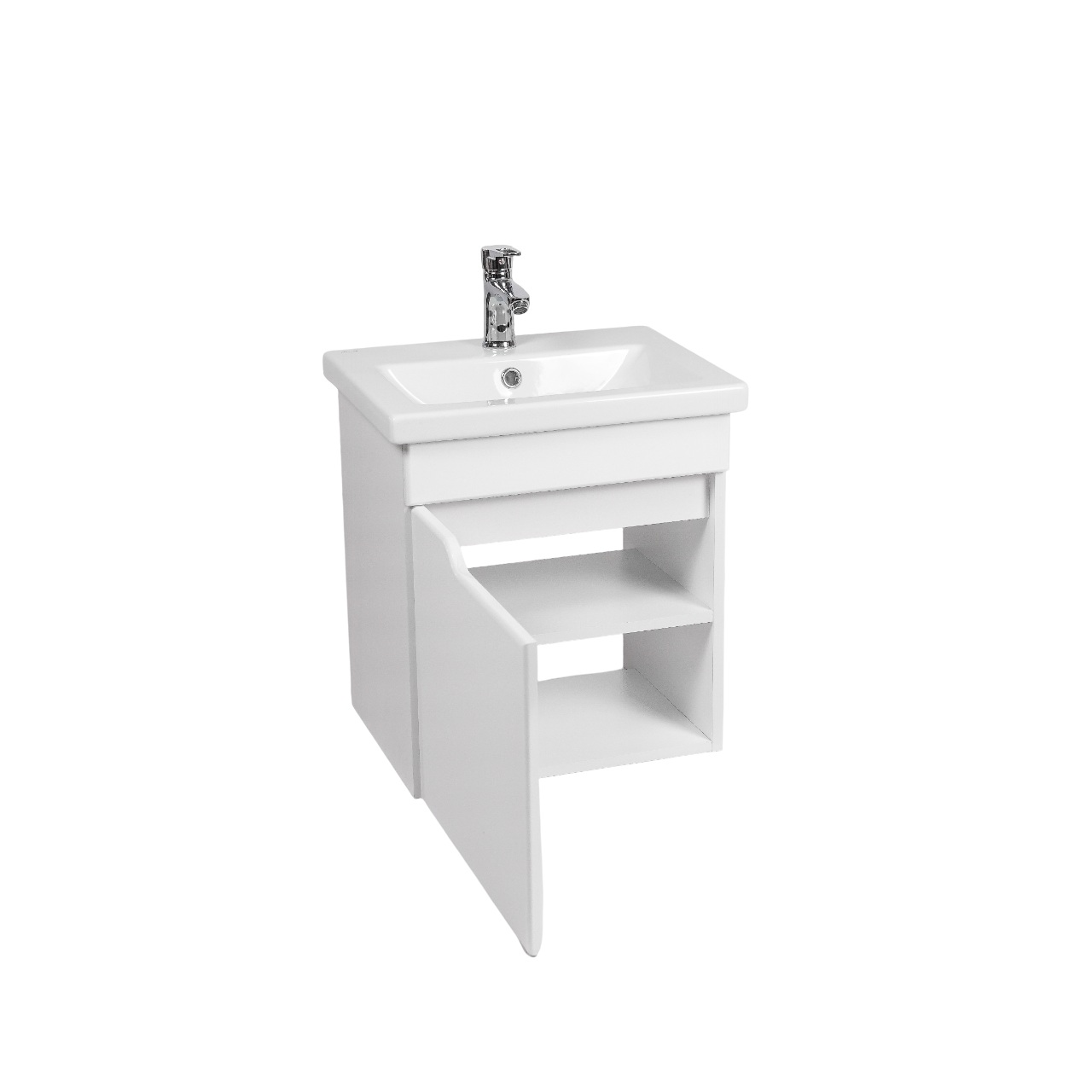 Тумба под раковину VIANT КУБА 50 подвесная белый (VKUB50CO-T1STP)