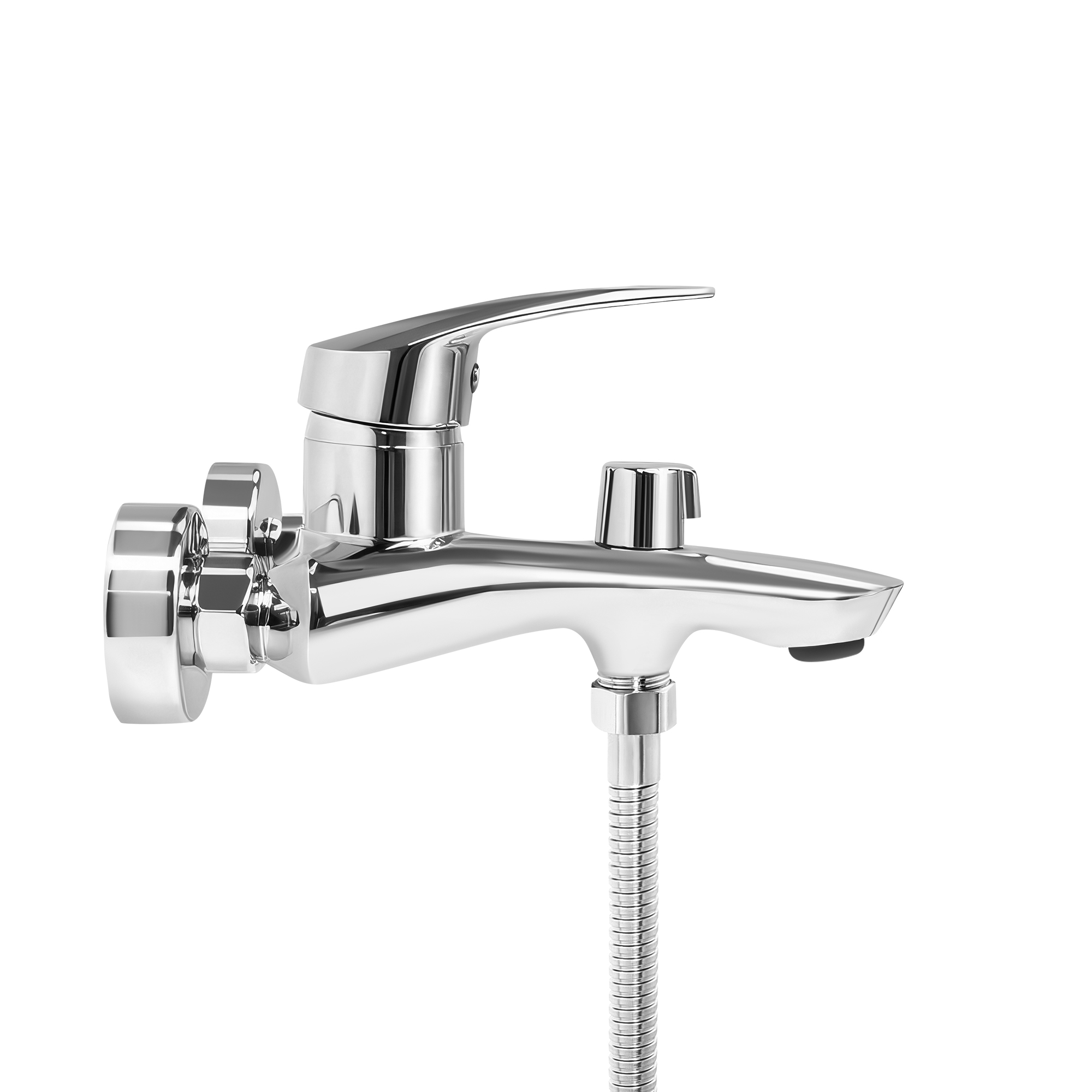 Смеситель для ванны СЛАВЕН Дача СЛ-ОД-В33 с коротким литым изливом, хром