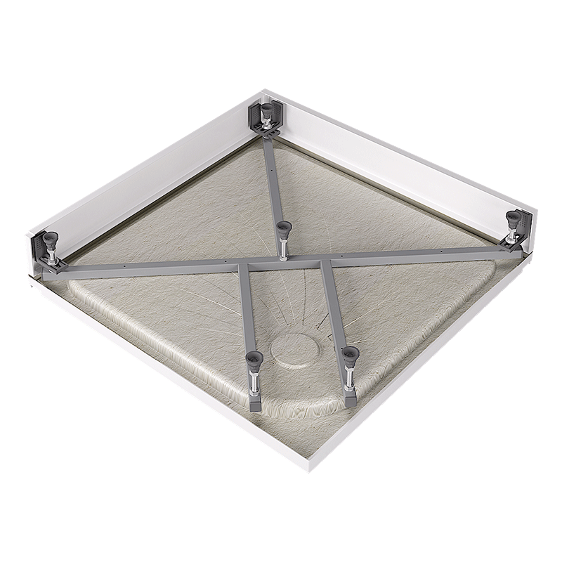 Душевой поддон ALEX BAITLER AB10017H-2 квадратный белый 